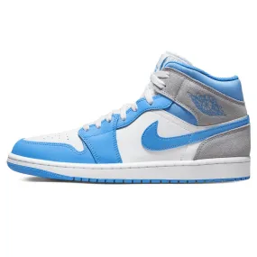 Air Jordan 1 Mid University Blue Grey