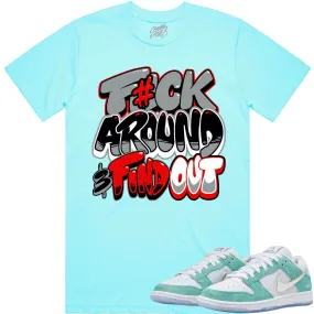 April Dunks Shirt to Match - RED F#CK