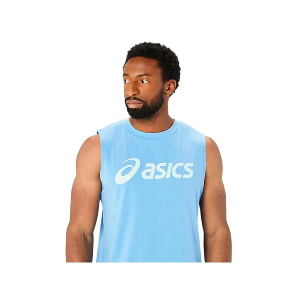 ASICS Men's Graphic Sleeveless Top (Waterscape)