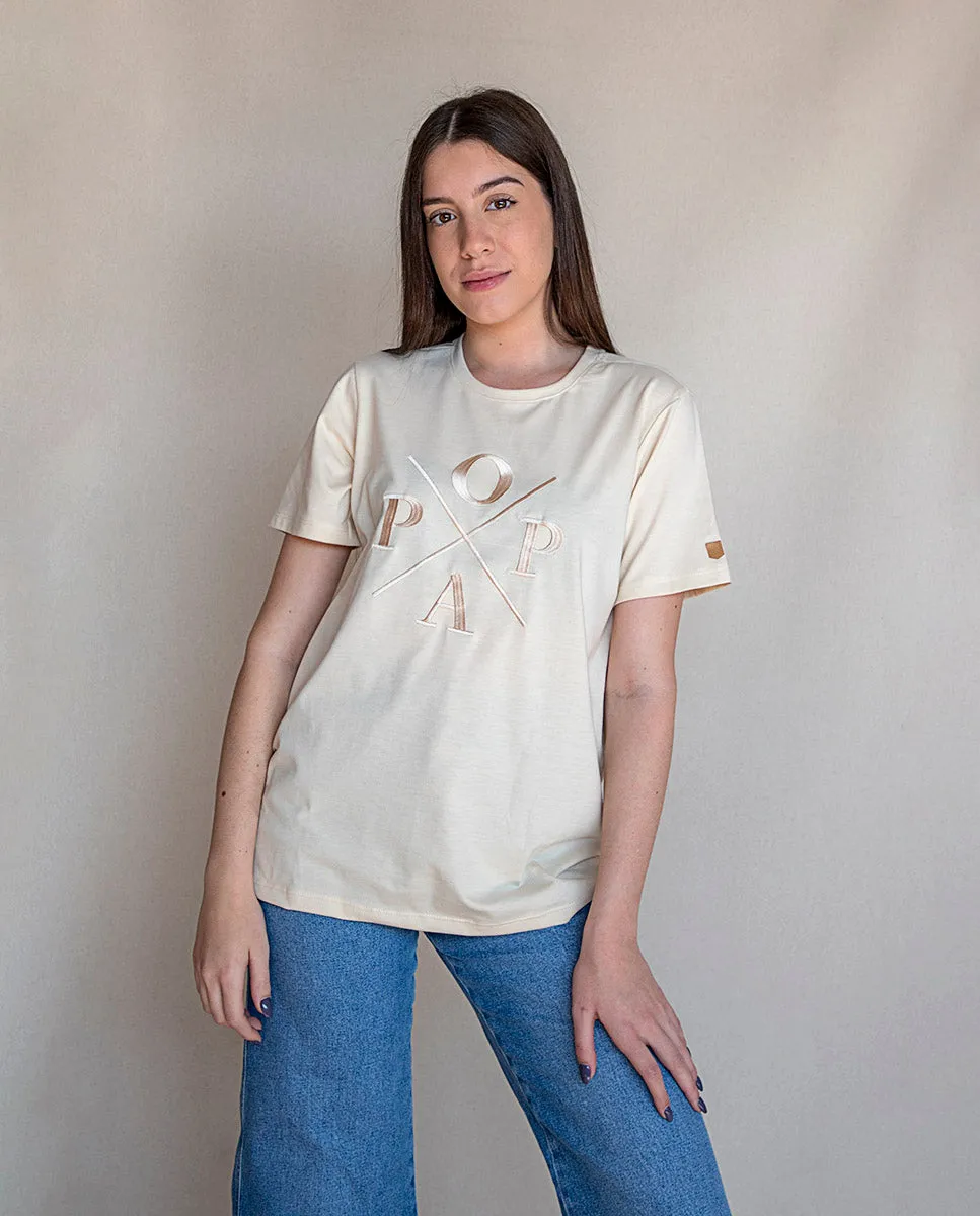 Camiseta Jeanne Color Beige