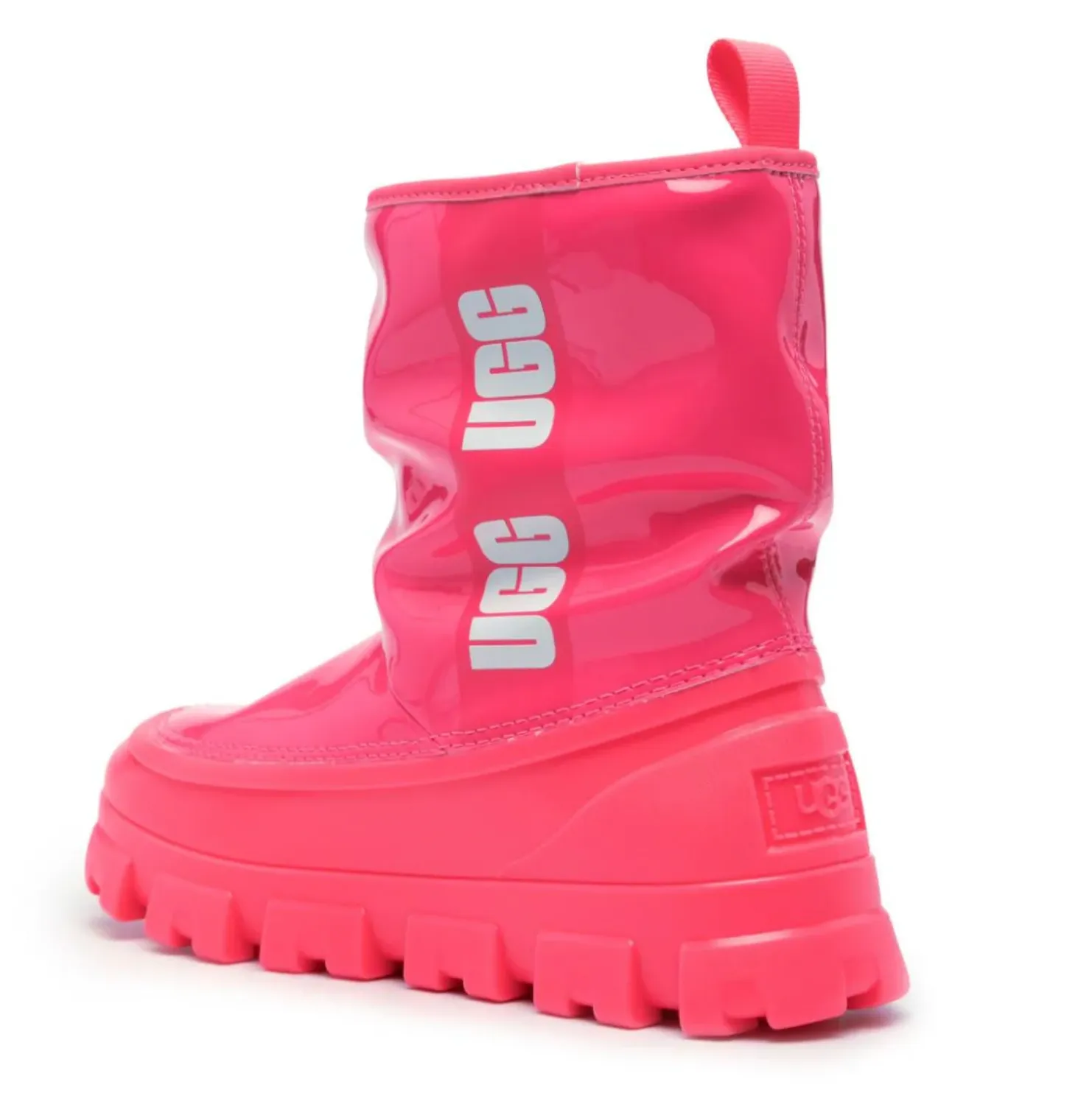 CLASSIC BRELLAH LOGO-PRINT BOOTS - FLAMINGO PINK