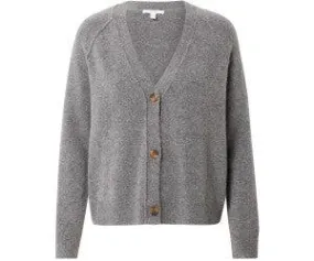 Esprit Wool Blend Cardigan Sweater in Grey