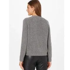 Esprit Wool Blend Cardigan Sweater in Grey