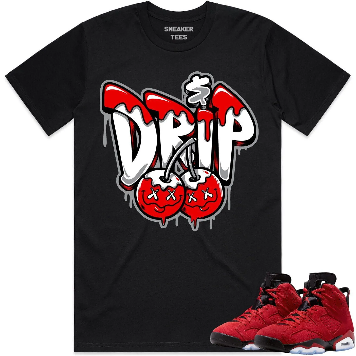 Jordan 6 Toro Bravo 6s Shirt to Match - RED MONEY DRIP