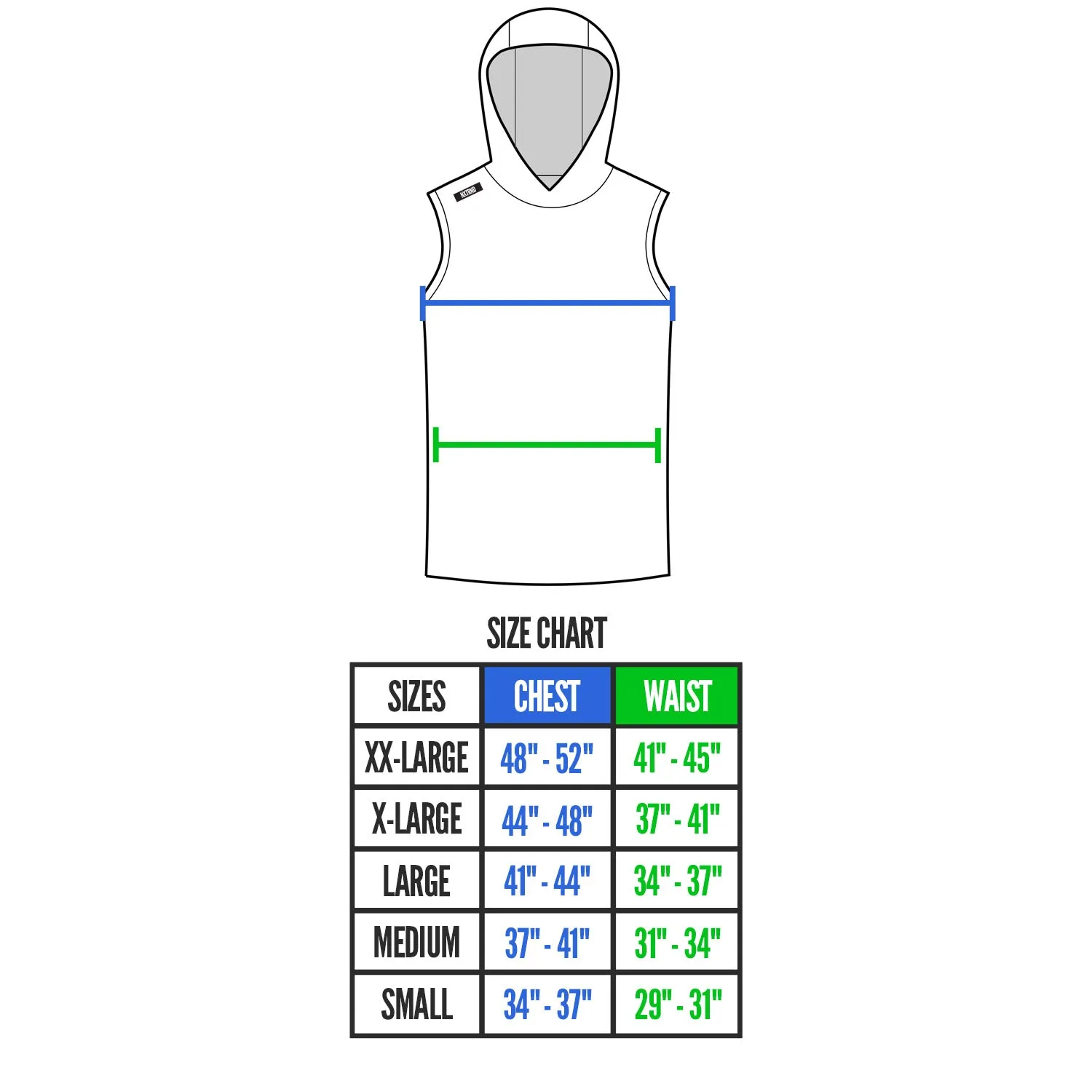 Nxtrnd Team Lightweight Sleeveless Hoodie White