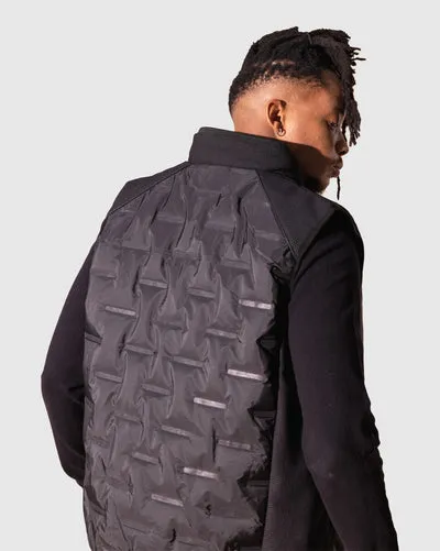 Soviet 9010 Mens Quilted Gilet Black