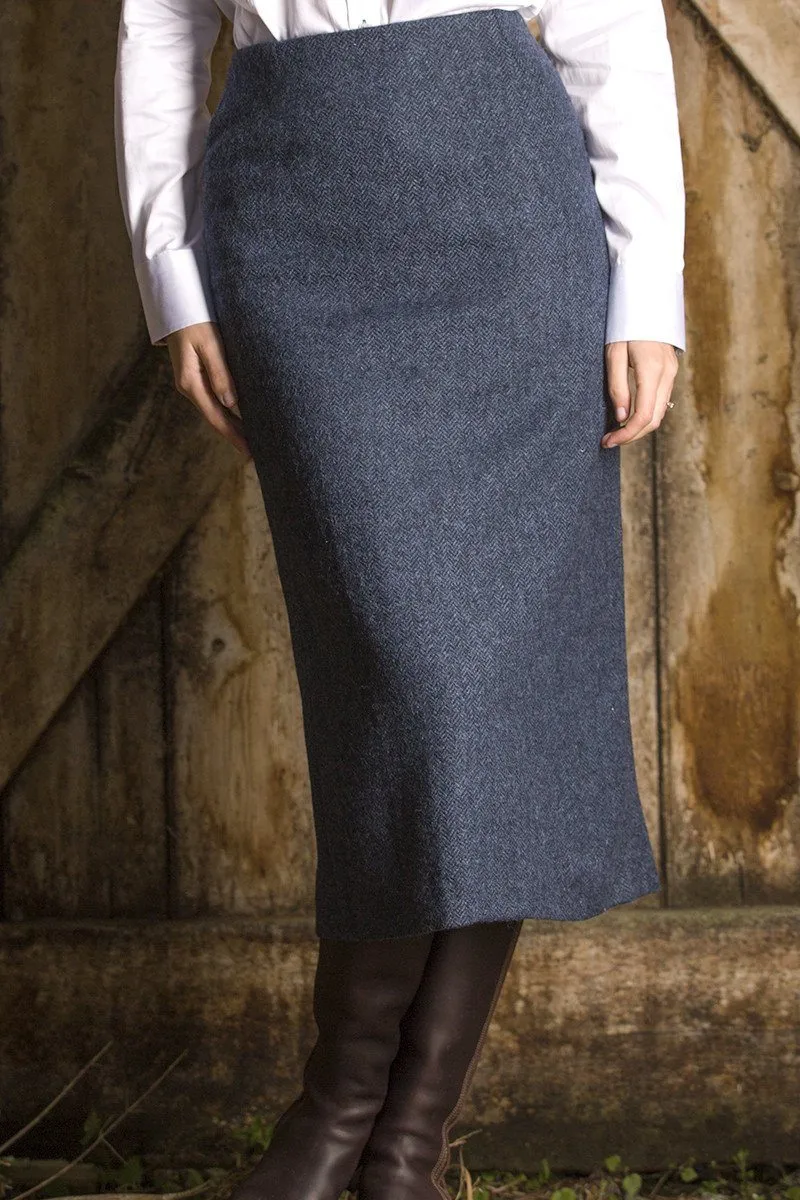 Tailored Tweed 31 Skirt (Lorne-Blue)