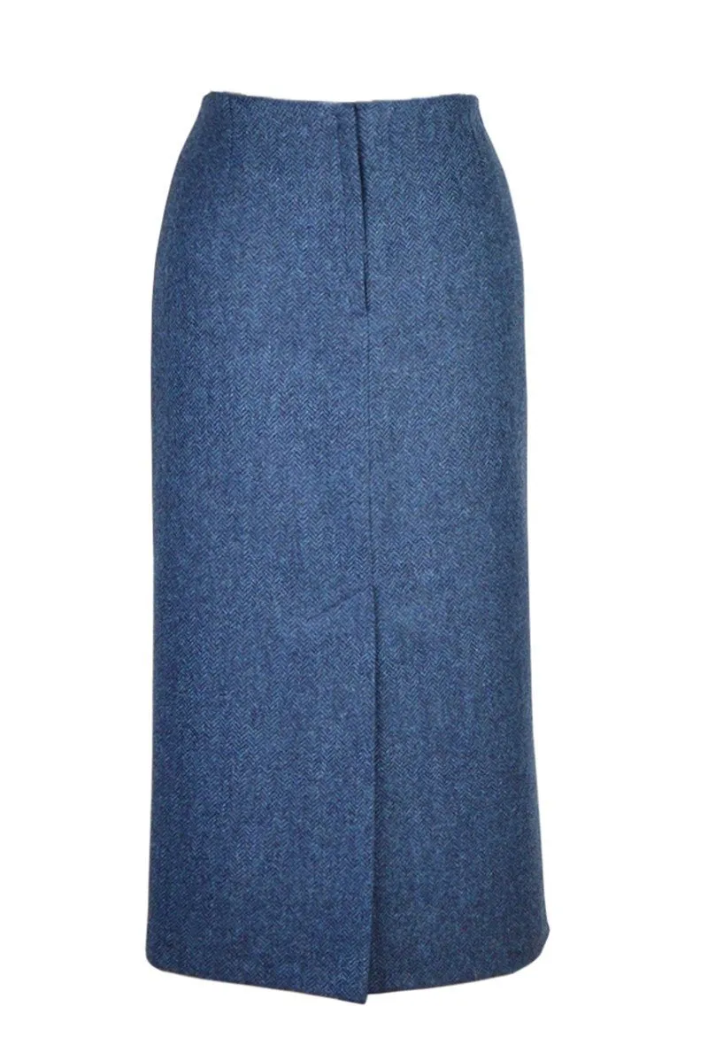 Tailored Tweed 31 Skirt (Lorne-Blue)