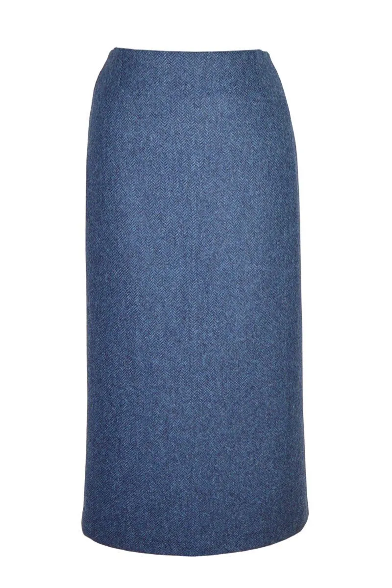 Tailored Tweed 31 Skirt (Lorne-Blue)