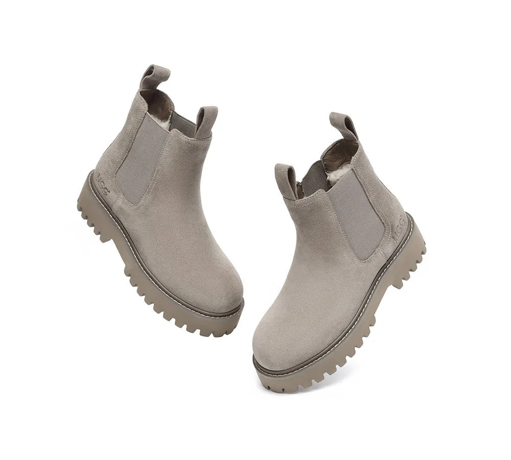 UGG AUSTRALIAN SHEPHERD Ugg Boots Chelsea Block Heel Chana