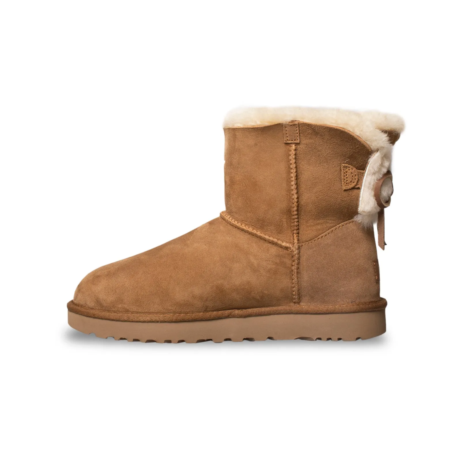 UGG Classic Double Bow Mini Chestnut Boots - Women's