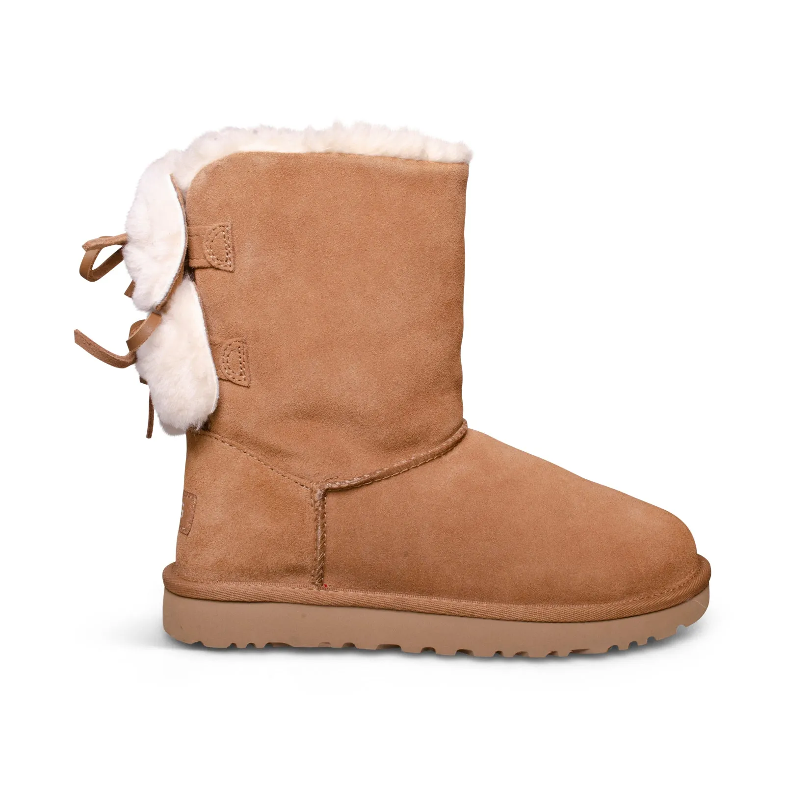 UGG Classic Double Bow Short Chestnut Boots - Women's