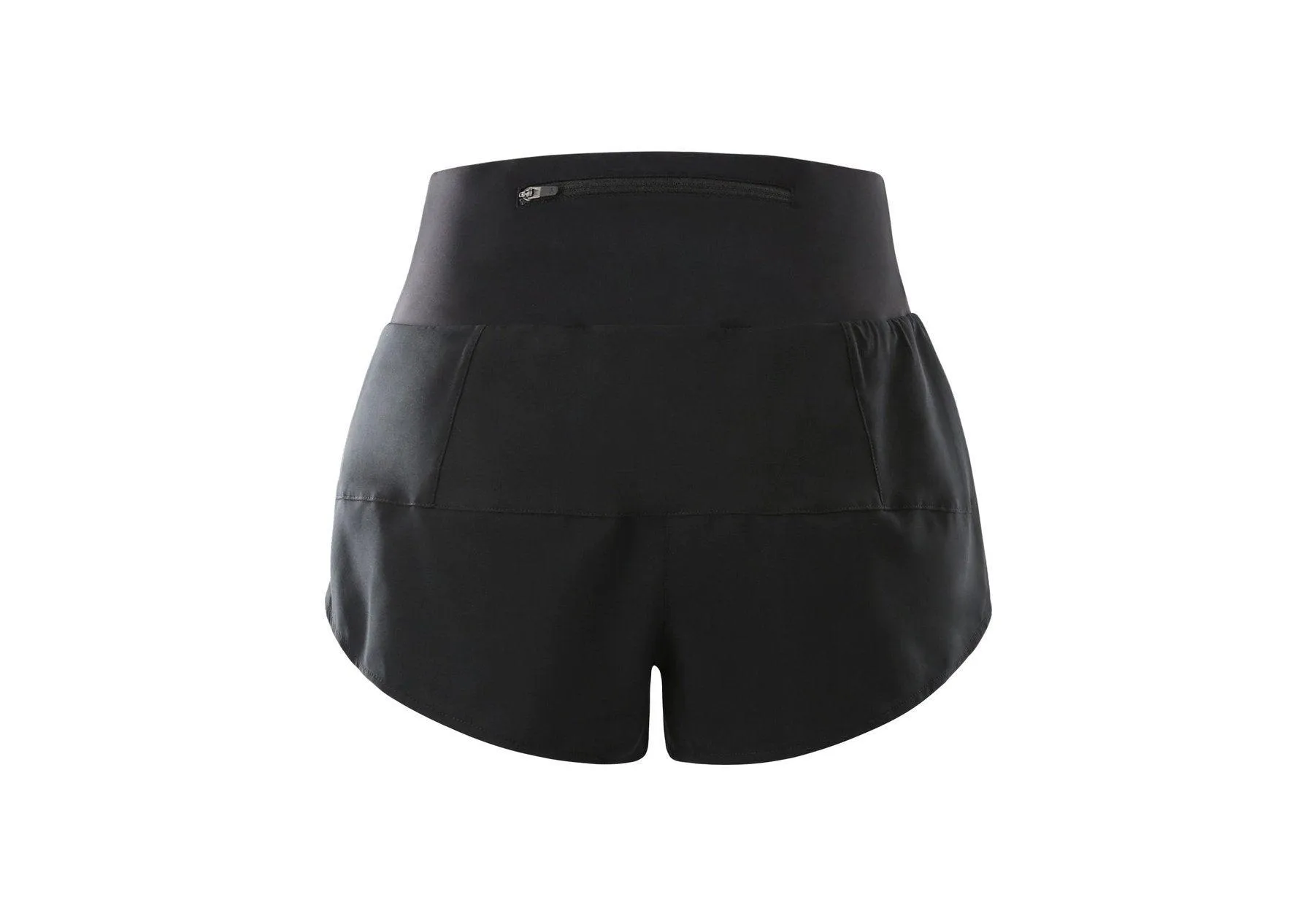 Women High Waisted 4 Inch Shorts for Running & Training (Carbon Black)